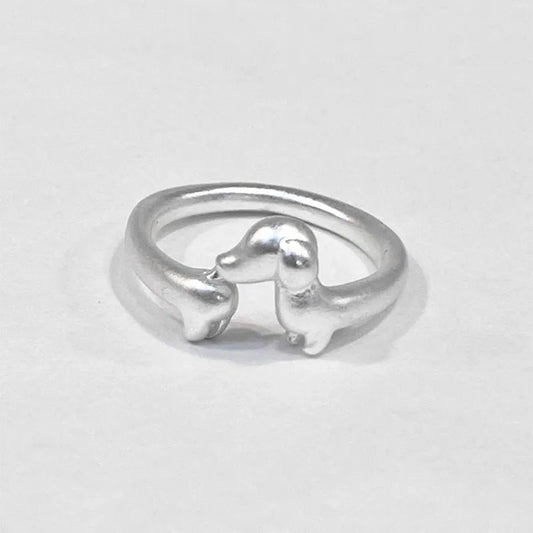 Vintage Dachshund Ring