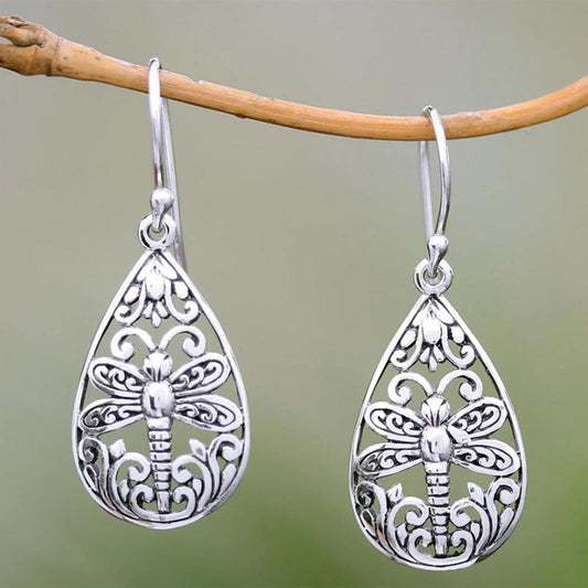 Vintage Dragonfly Earrings