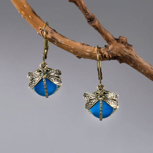 Vintage Dragonfly Earrings