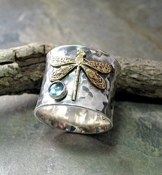 Vintage Dragonfly Ring