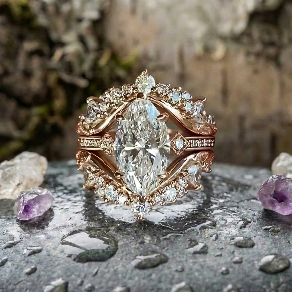 Vintage Elegant Bright Ring