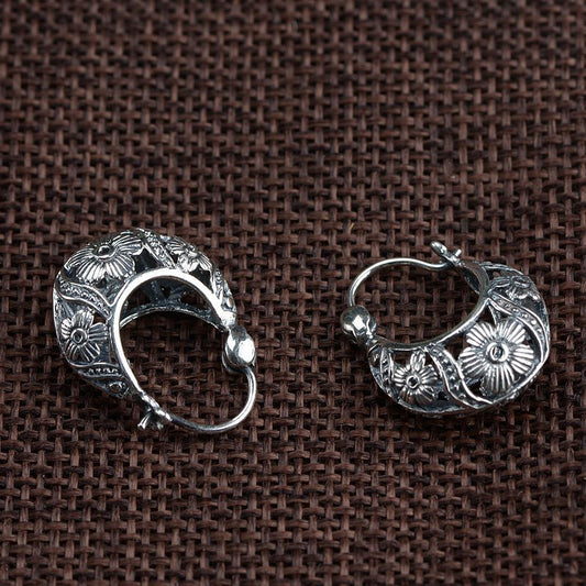Vintage Floral Earrings