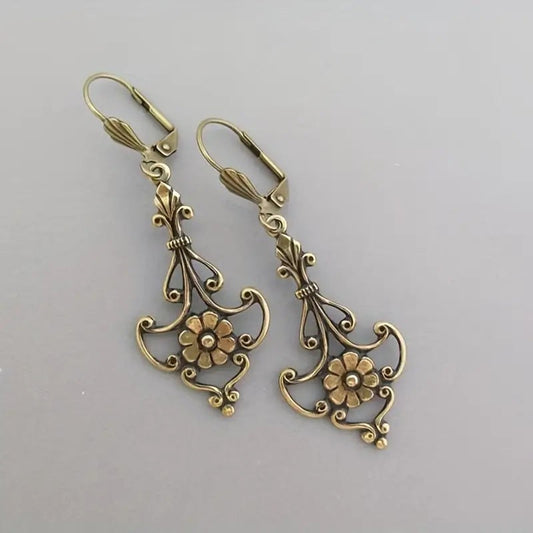 Vintage Floral Earrings