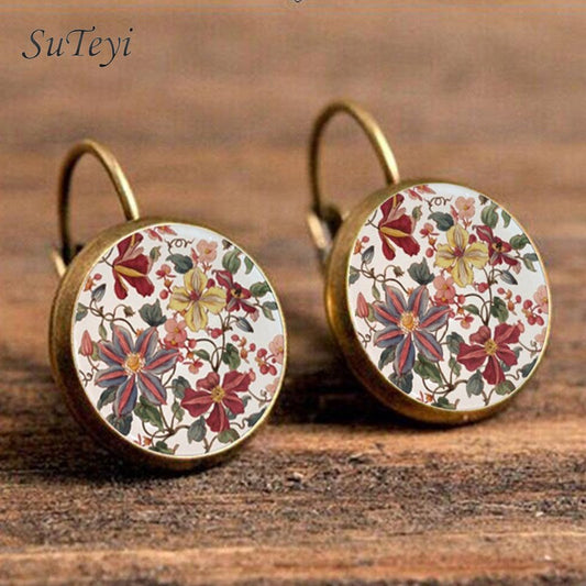 Vintage Floral Earrings