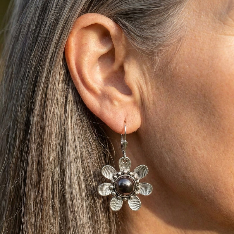 Flower Dangle Earrings