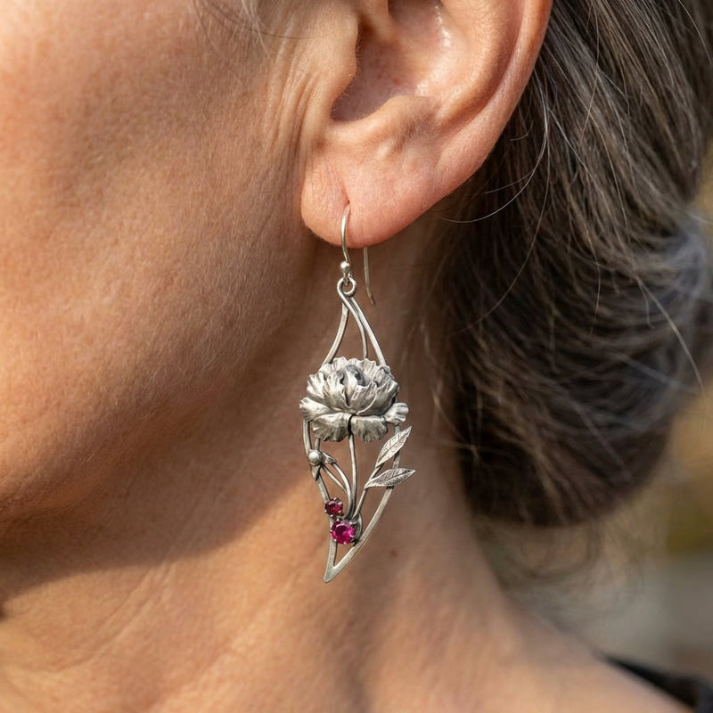 Flower Dangle Earrings