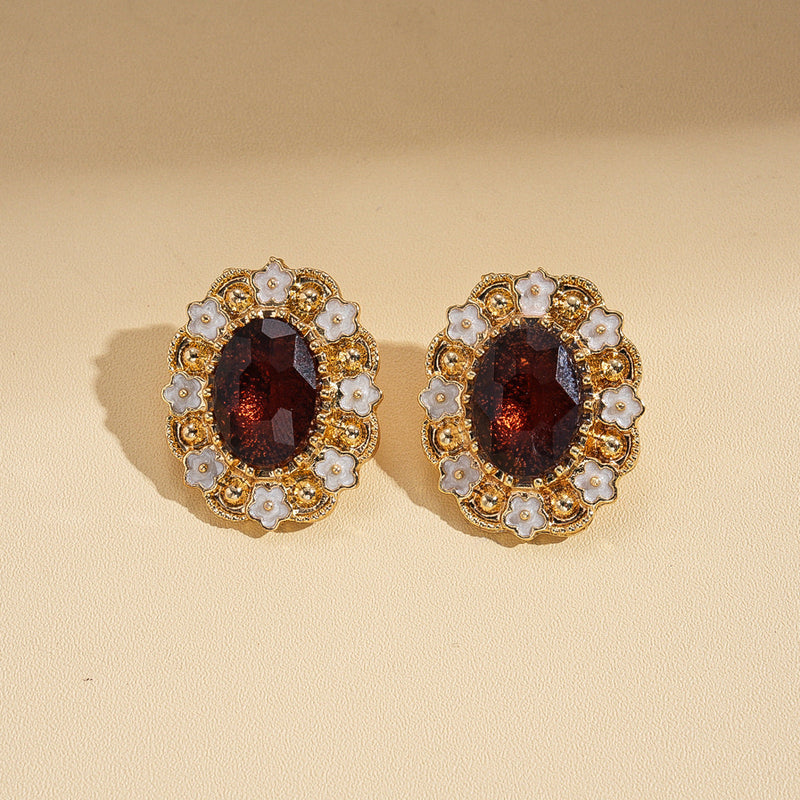 Vintage Garnet Earrings