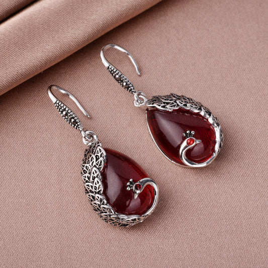 Vintage Garnet Earrings