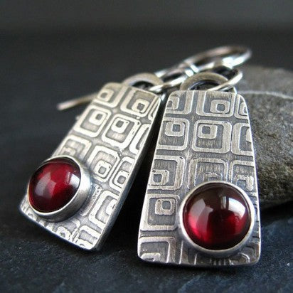Vintage Garnet Earrings