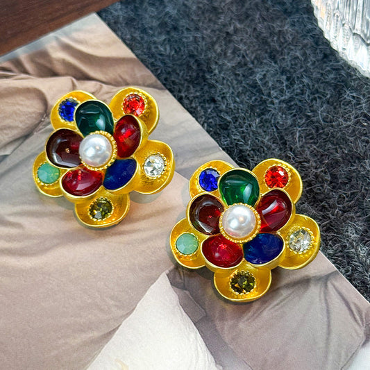 Vintage Gemstone Earrings