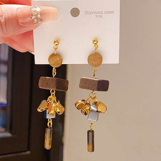 Vintage Gold Dangle Earrings