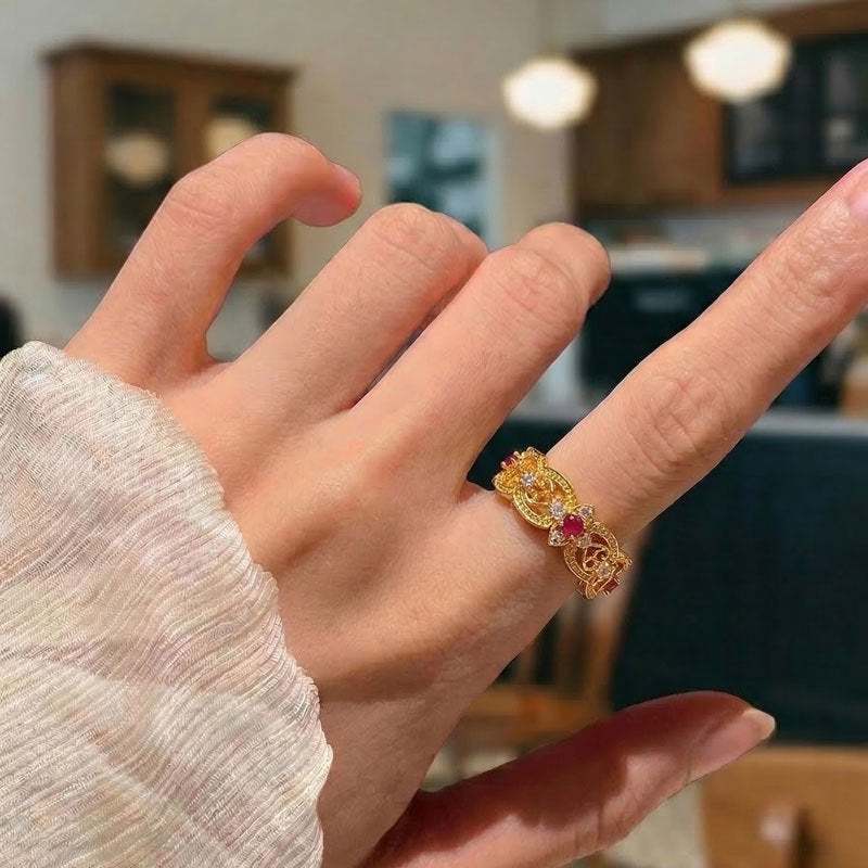 Vintage Gold Ruby Ring