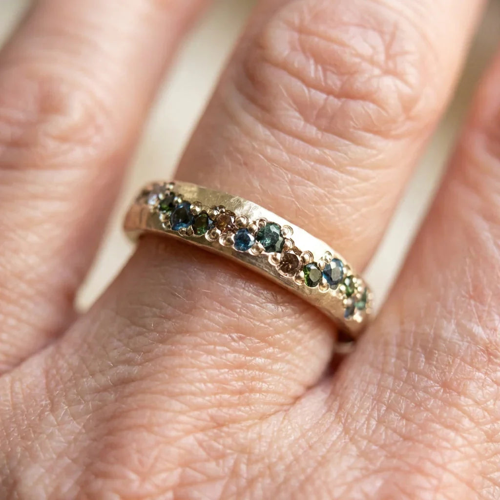 Vintage Gold Sapphire Ring