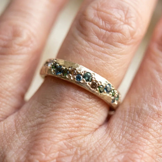 Vintage Gold Sapphire Ring