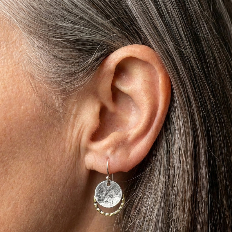 Gold & Silver Plate Earrings
