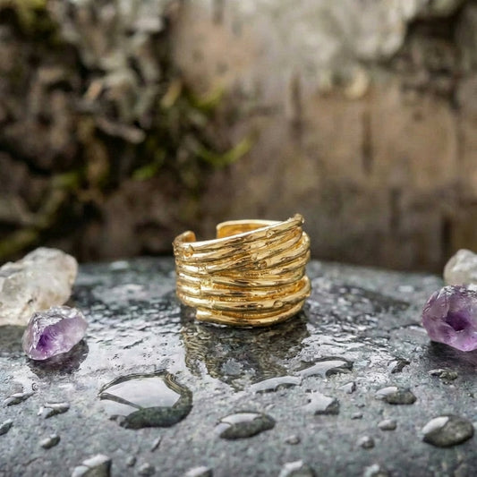 Vintage Gold Wrap Ring