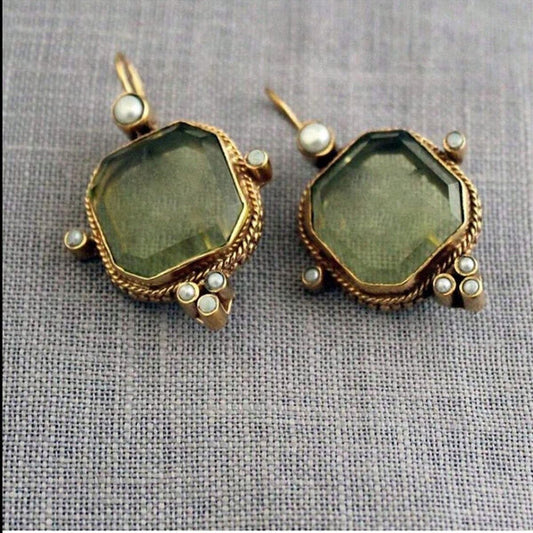 Vintage Green Stone