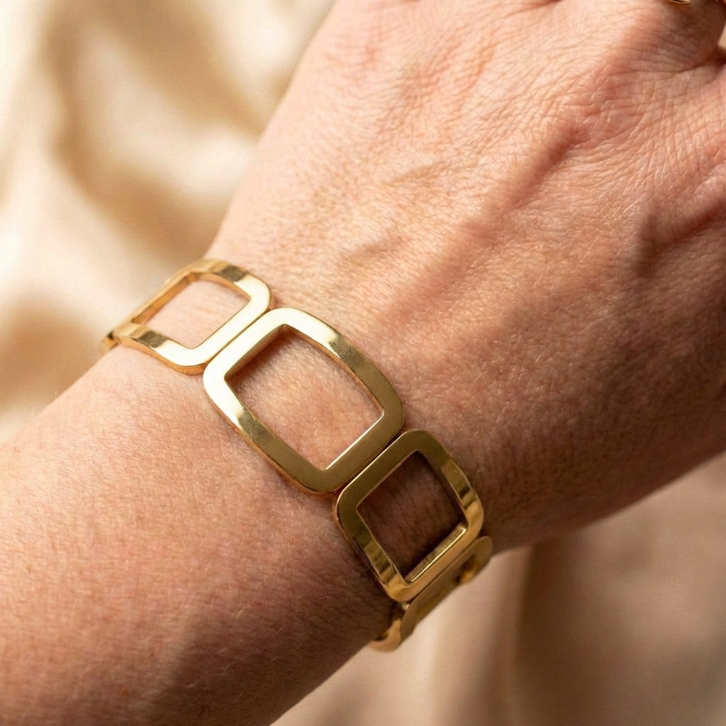 Hollow Cuff Bangle Bracelet