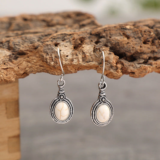 Vintage Ivory Drop Earrings