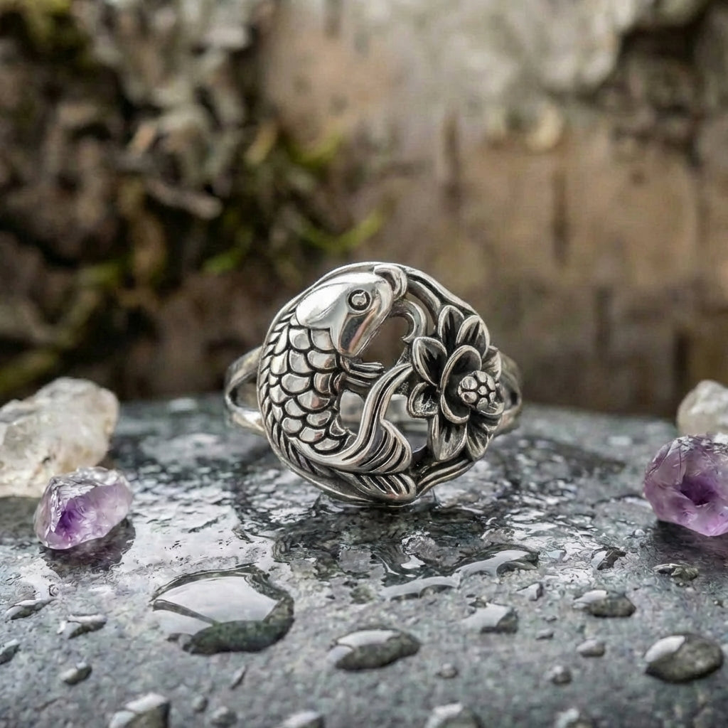 Vintage Koi Fish Ring