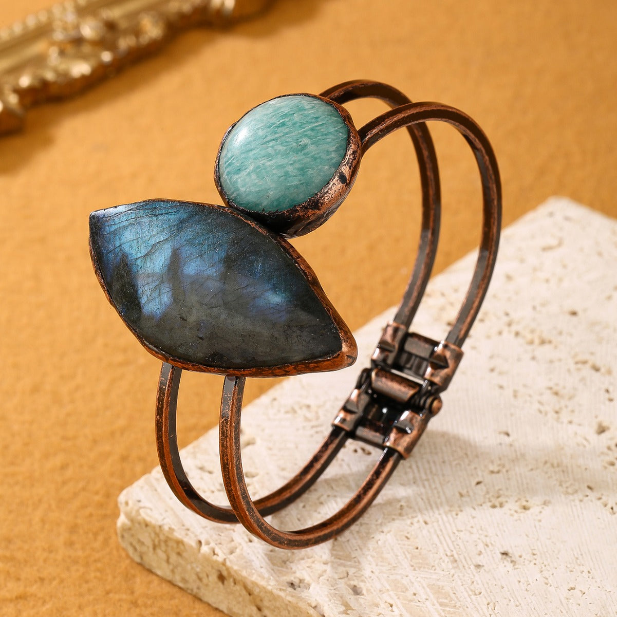 Vintage Labradorite Cuff