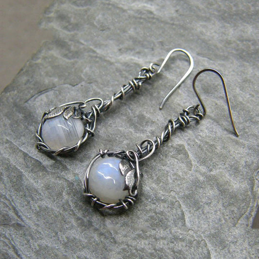 Vintage Moonstone Earrings