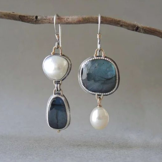 Vintage Natural Blue Stone