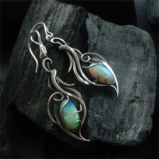 Vintage Opal Drop Earrings