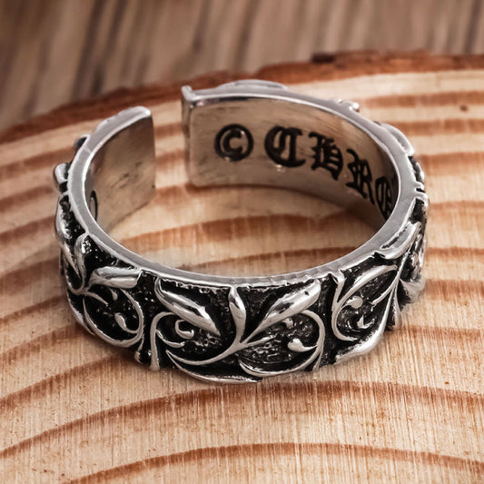 Vintage Ornate Cuff Ring