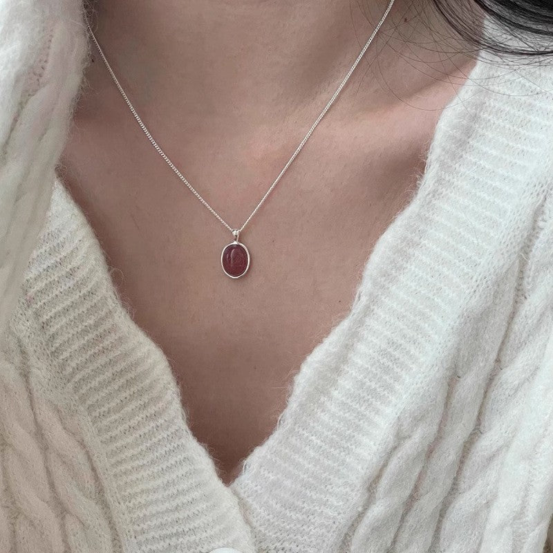 Vintage Oval Ruby