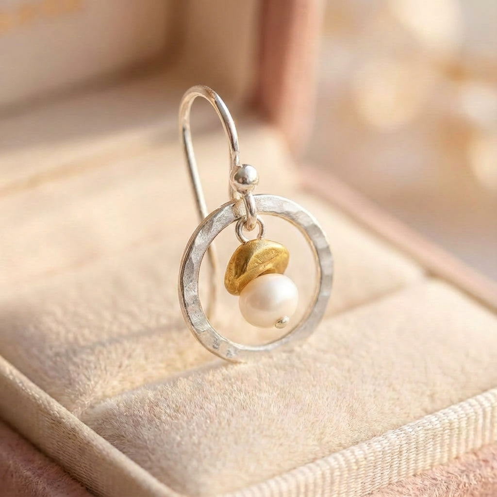 Vintage Pearl Dangle Earrings