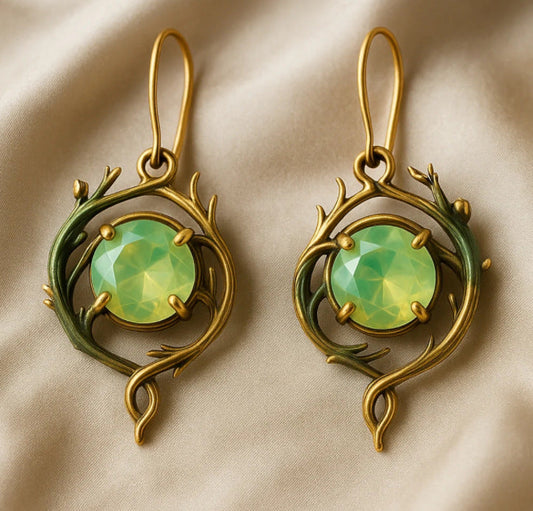 Vintage Peridot Earrings