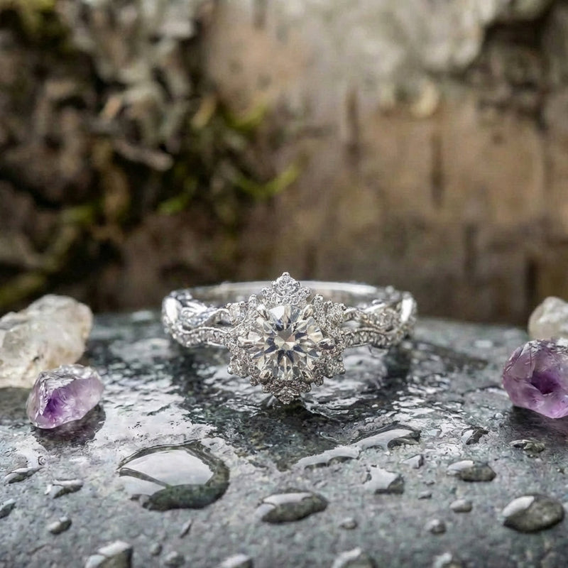 Vintage Radiance Silver Ring