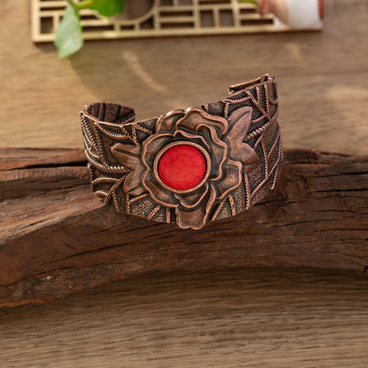 Vintage Red Stone Bracelet