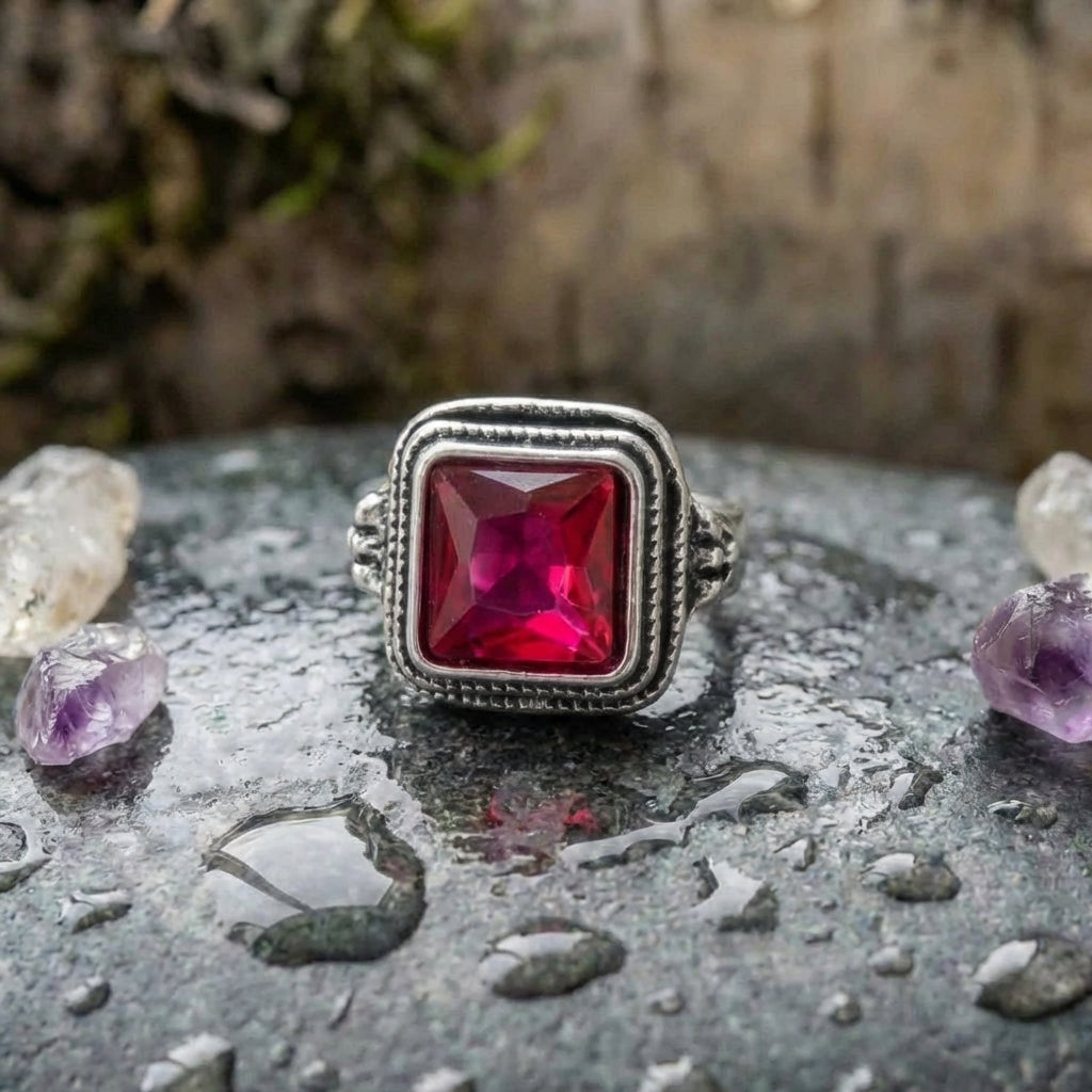 Vintage Ruby Statement Ring