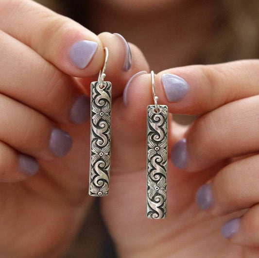 Vintage Scroll Earrings