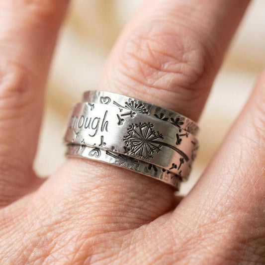 Silver Engraved Ring