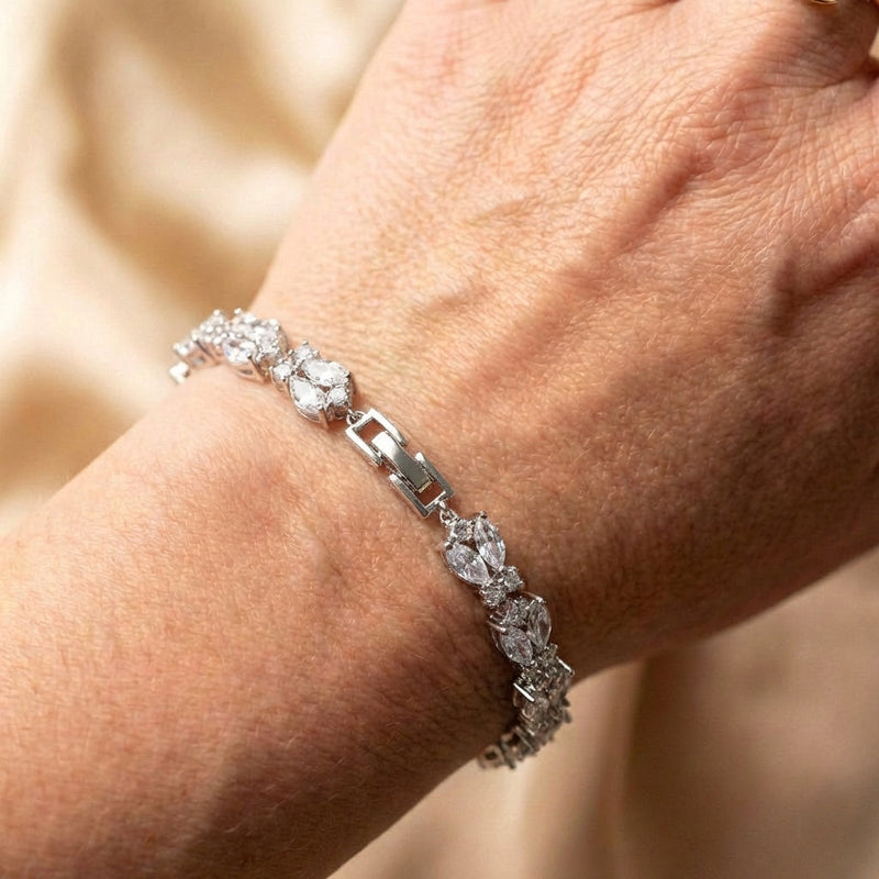 Sparkling Silver Chain Bracelet