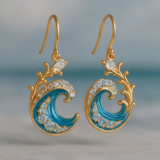 Vintage Turquoise Drop Earrings