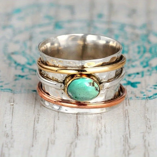 Vintage Turquoise Statement Ring