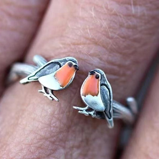 Whimsical Robin Ring