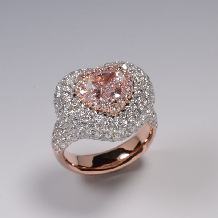 Blush Heart Ring
