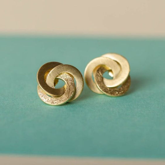 Golden Braid Earrings