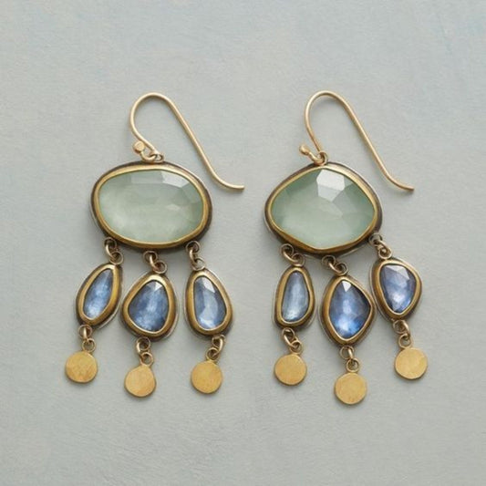 Colorful Rain Stones Earrings