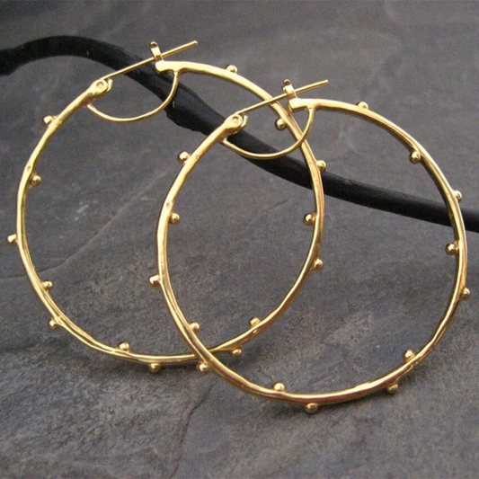 Golden Circles Earrings