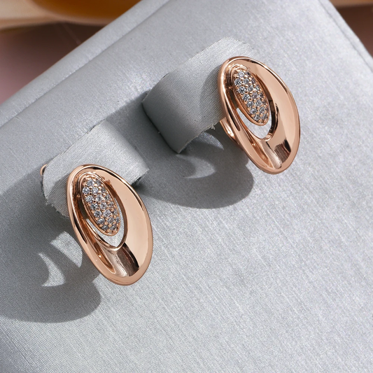 Hollow Golden Earrings