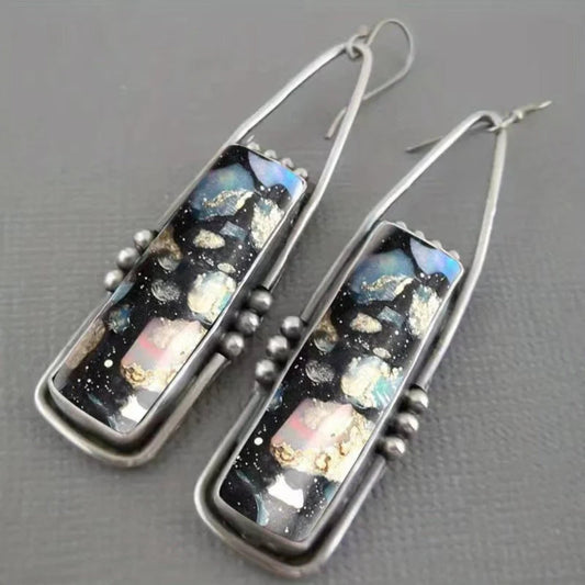 Dark Stone Earrings