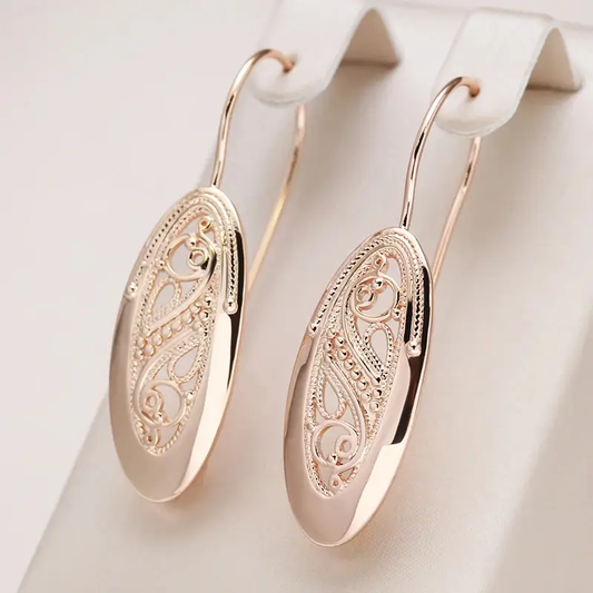 Hollow Gold Earrings