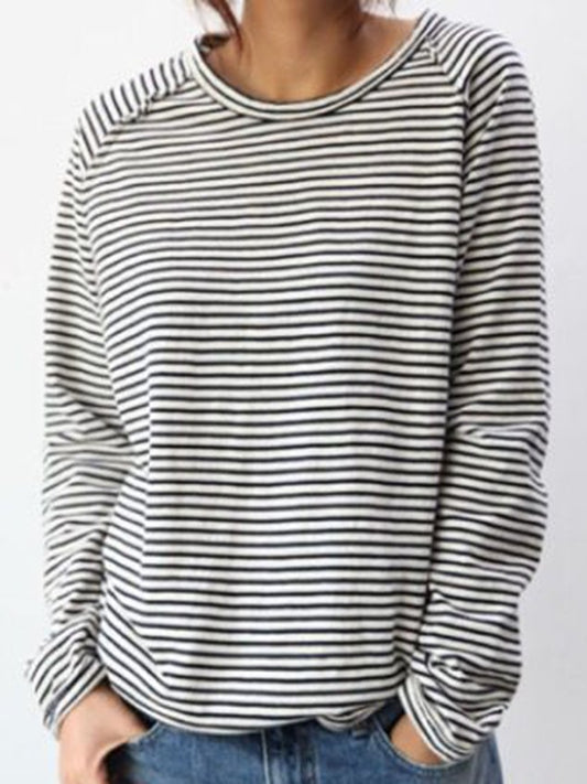 KS | Striped long-sleeved top
