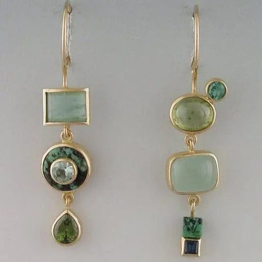 Green Earrings